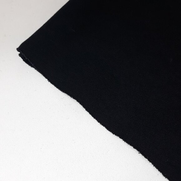 COS Stretch Knit A-Line Black V-Neck Long Sleeve Dress L Office Date Night - Picture 5 of 8